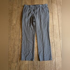 Nwt Marc Anthony Gray Pleated Front Dress Pants Size 36x32 Slim Fit